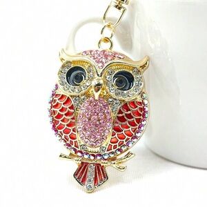 Gold Owl Bag Charm